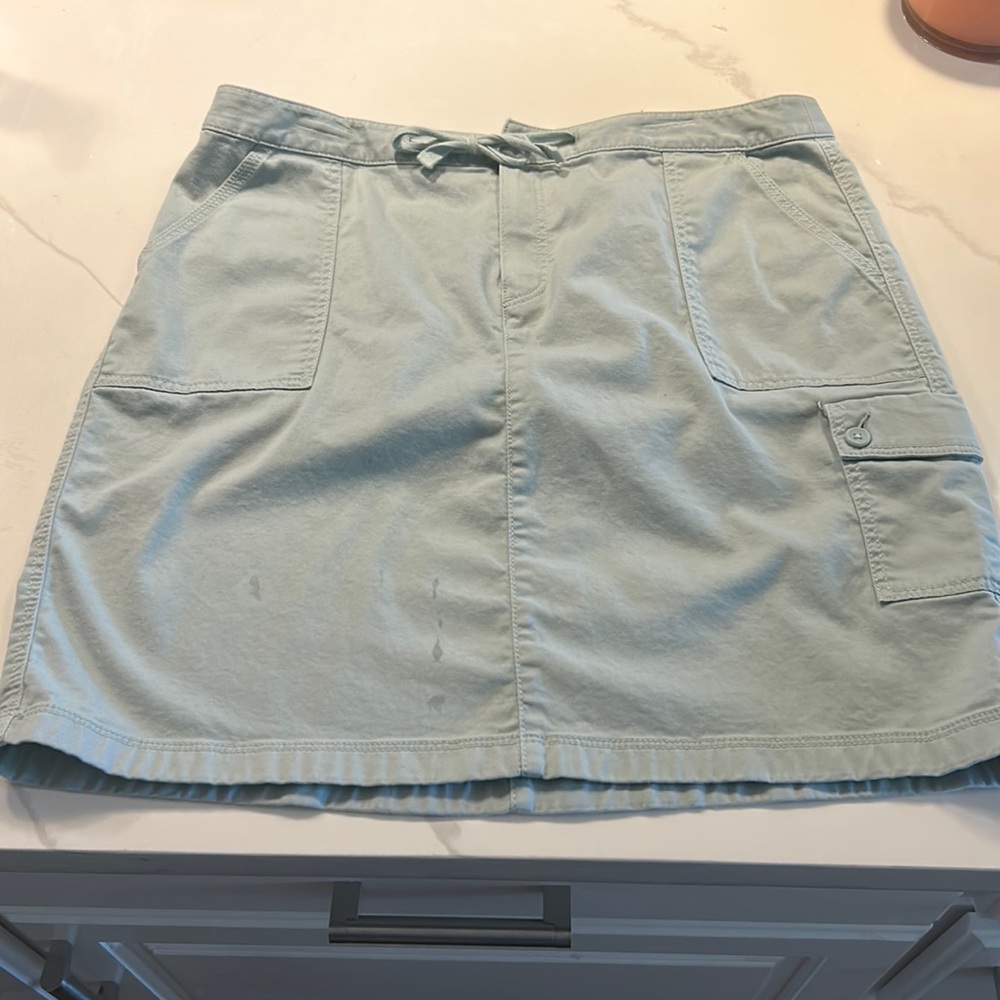 L.L. Bean khaki skirt